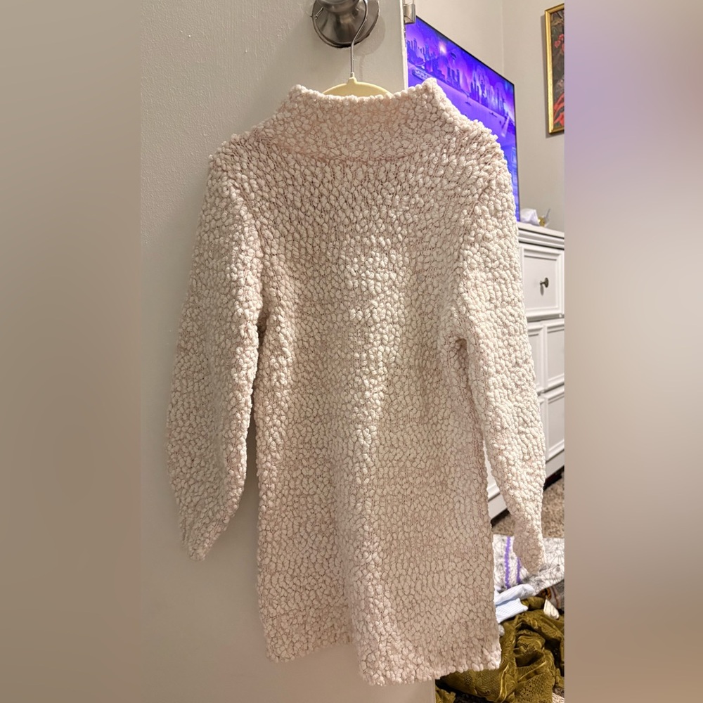 Cat & Jack Plush Sherpa Jacket in Pale Pink Cream
